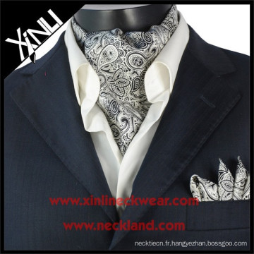 2015 Mens New Fashion soie imprimée Ascot cravates cravates